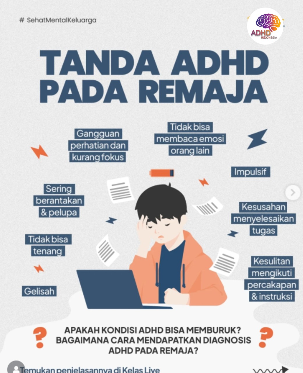 Screening ADHD Non-Diagnostik: Edukasi Awal bagi Orang Tua di Kabupaten Mahakam Ulu